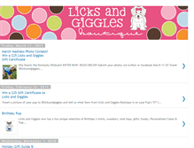 Tablet Screenshot of licksandgigglesboutique.blogspot.com