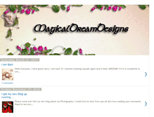 Tablet Screenshot of magicaldreamdesigns.blogspot.com