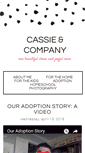 Mobile Screenshot of cassieandcompany.blogspot.com