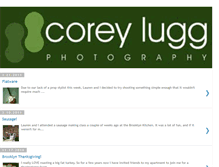 Tablet Screenshot of coreyluggphotography.blogspot.com