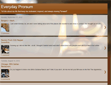 Tablet Screenshot of everydayprorsum.blogspot.com