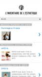 Mobile Screenshot of linventairedelesthetique.blogspot.com
