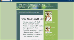 Desktop Screenshot of eleganceofawoman.blogspot.com