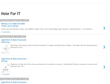 Tablet Screenshot of note-for-it.blogspot.com