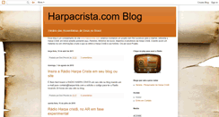 Desktop Screenshot of harpacristaonline.blogspot.com