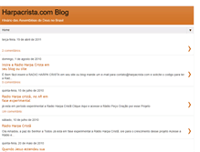Tablet Screenshot of harpacristaonline.blogspot.com