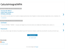 Tablet Screenshot of calculointegral-aprendiendo.blogspot.com