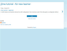 Tablet Screenshot of j2metutorial-fornewlearner.blogspot.com