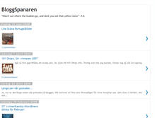Tablet Screenshot of bloggspanaren.blogspot.com