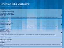 Tablet Screenshot of lowongankerja-engineering.blogspot.com