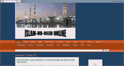 Desktop Screenshot of islam-ud-deen.blogspot.com