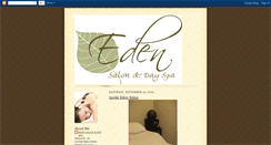 Desktop Screenshot of edensalonspa.blogspot.com