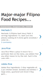 Mobile Screenshot of filipinosfoodrecipes.blogspot.com