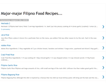 Tablet Screenshot of filipinosfoodrecipes.blogspot.com