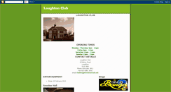 Desktop Screenshot of loughtonclub.blogspot.com
