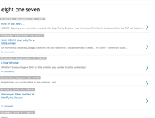 Tablet Screenshot of eightoneseven.blogspot.com