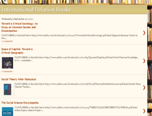 Tablet Screenshot of internationalrelationbooks.blogspot.com