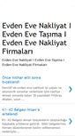 Mobile Screenshot of evdenevenakliyatbizimisimiz.blogspot.com