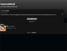 Tablet Screenshot of louisvuitton8.blogspot.com