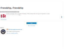 Tablet Screenshot of friendshipfor1.blogspot.com