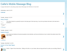 Tablet Screenshot of calliesmassageblog.blogspot.com