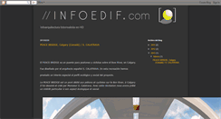 Desktop Screenshot of infoedif.blogspot.com