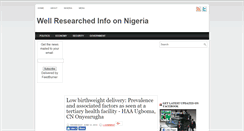 Desktop Screenshot of nigeriadaily.blogspot.com