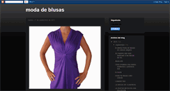 Desktop Screenshot of modadeblusas.blogspot.com
