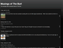 Tablet Screenshot of burlsrnr.blogspot.com