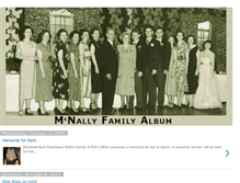 Tablet Screenshot of mcnallyfamilyalbum.blogspot.com