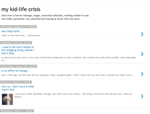 Tablet Screenshot of kidlifecrisis.blogspot.com