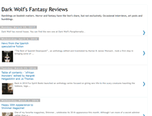 Tablet Screenshot of darkwolfsfantasyreviews.blogspot.com