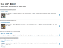 Tablet Screenshot of lillelethdesign.blogspot.com