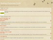 Tablet Screenshot of makingchristmascards.blogspot.com