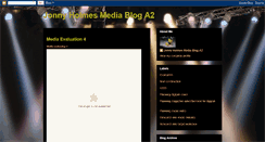 Desktop Screenshot of jonnyholmesmediablog.blogspot.com