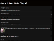 Tablet Screenshot of jonnyholmesmediablog.blogspot.com