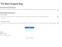 Tablet Screenshot of blackblackdragons.blogspot.com