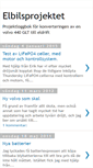 Mobile Screenshot of elbilsprojektet.blogspot.com