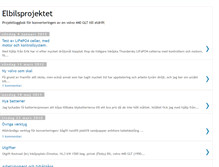 Tablet Screenshot of elbilsprojektet.blogspot.com
