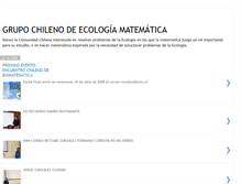 Tablet Screenshot of ecologia-matematica.blogspot.com