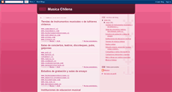 Desktop Screenshot of chilena-musica.blogspot.com