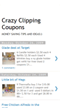 Mobile Screenshot of crazyclippingcoupons.blogspot.com