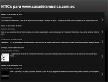 Tablet Screenshot of casadelamusicaec.blogspot.com