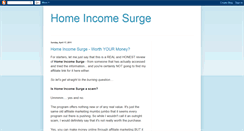 Desktop Screenshot of home-income-surge.blogspot.com