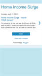 Mobile Screenshot of home-income-surge.blogspot.com