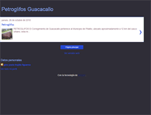 Tablet Screenshot of petroglifosguacacallo.blogspot.com