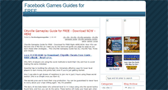 Desktop Screenshot of facebookgamesguides.blogspot.com