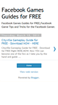 Mobile Screenshot of facebookgamesguides.blogspot.com