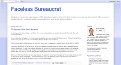 Desktop Screenshot of facelessbureaucrat.blogspot.com