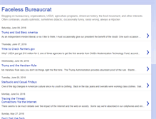 Tablet Screenshot of facelessbureaucrat.blogspot.com